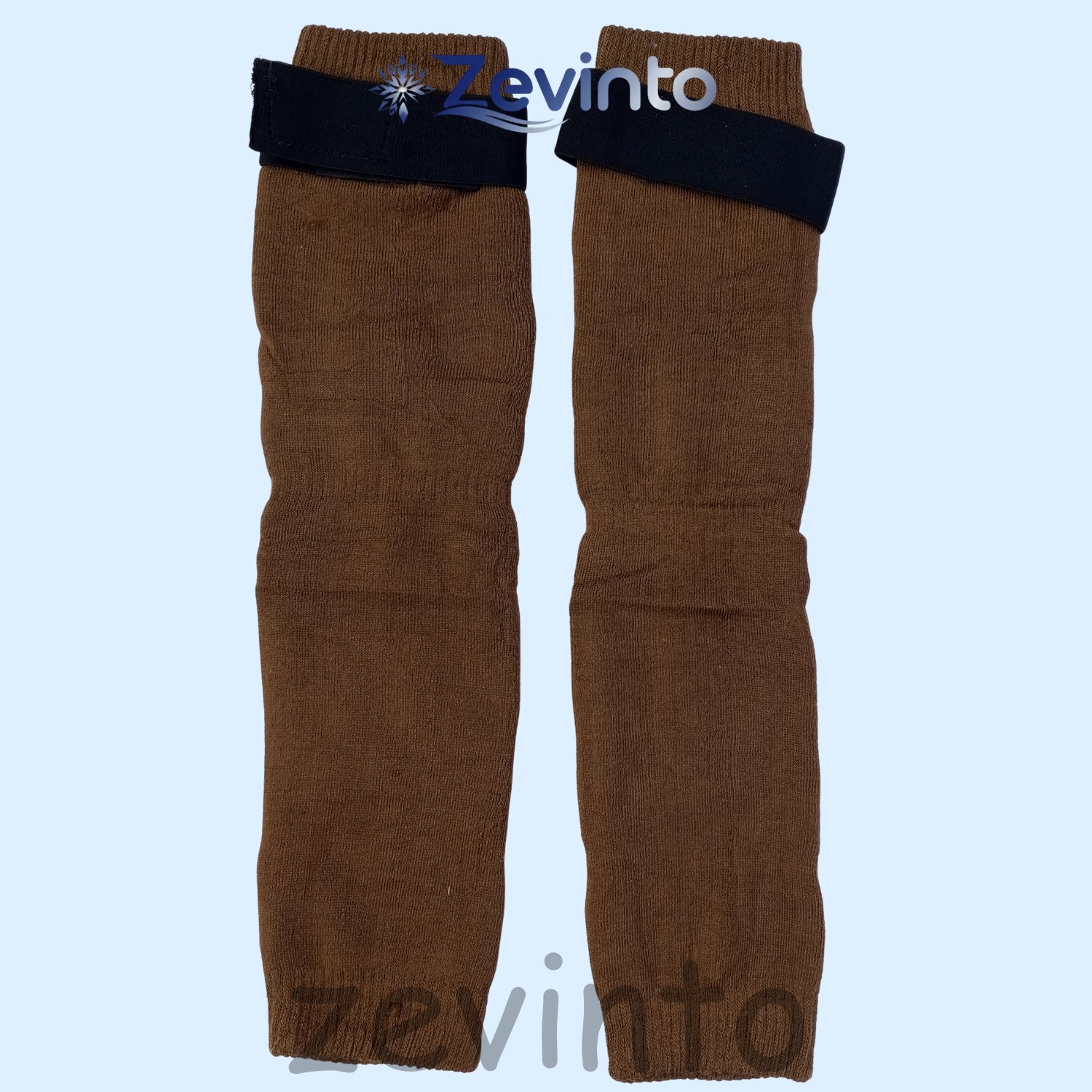 Zevinto Winter Knee & Leg Warmer with Adjustable Belt (Wool Inside)