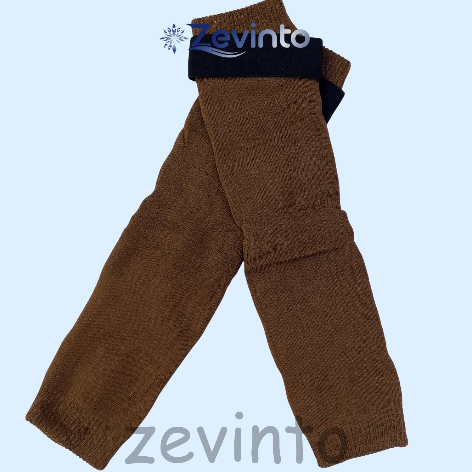 Zevinto Winter Knee & Leg Warmer with Adjustable Belt (Wool Inside)