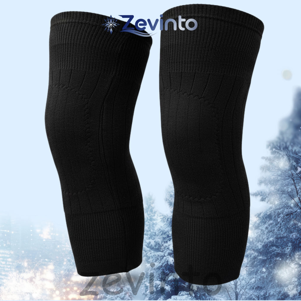 Zevinto Cozy Knee Warmers with Padding (Fur On Knee)