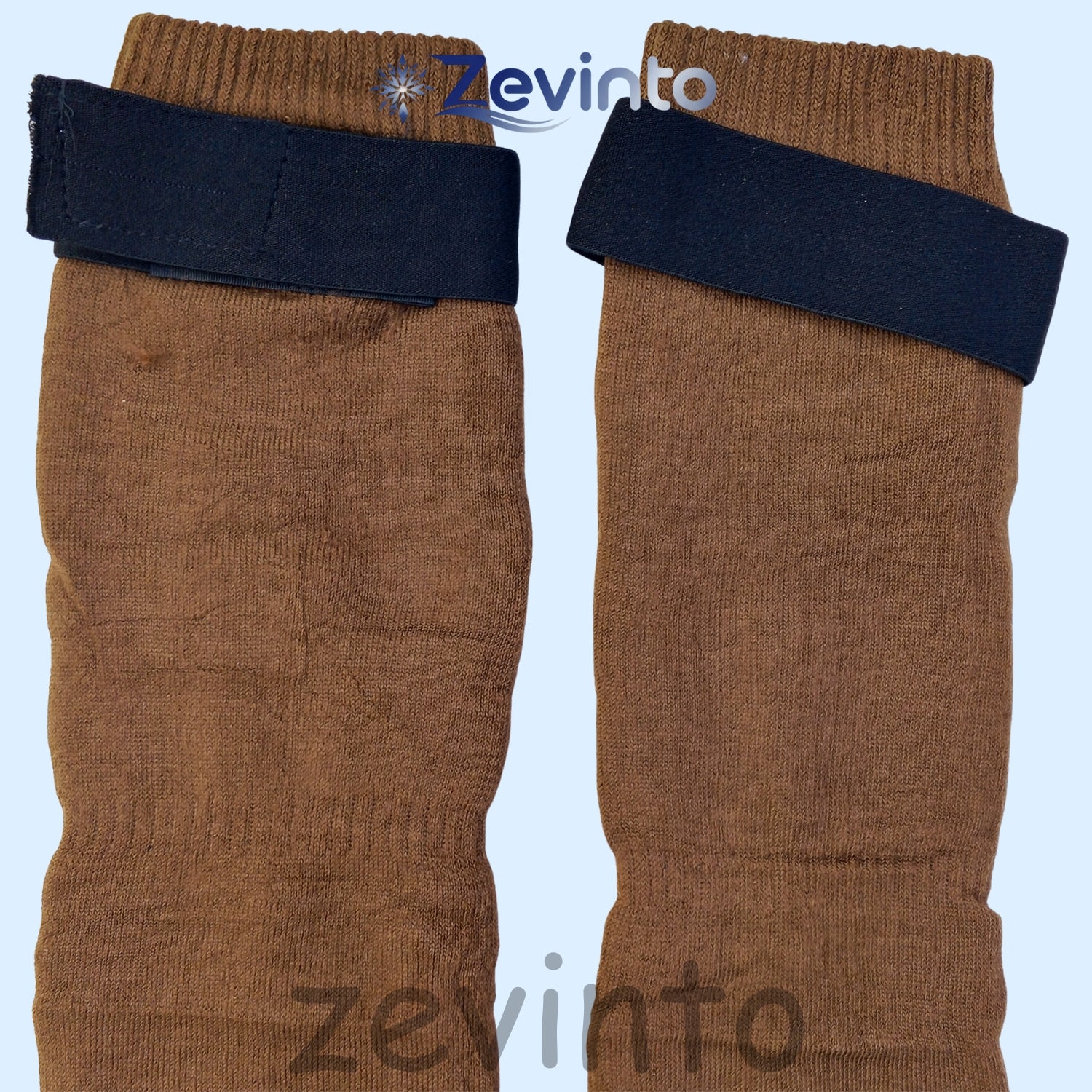 Zevinto Winter Knee & Leg Warmer with Adjustable Belt (Wool Inside)