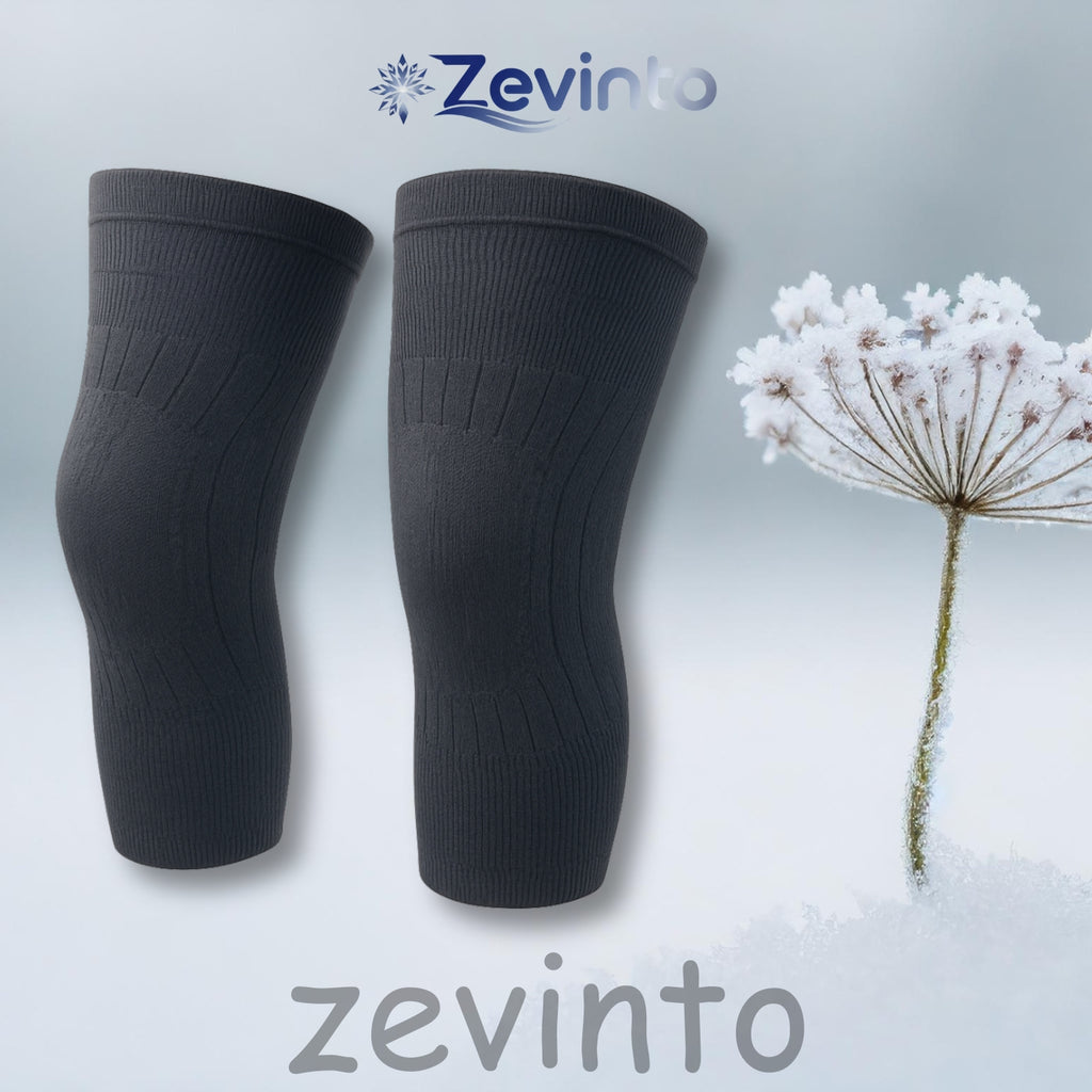 Zevinto Cozy Knee Warmers with Padding (Fur On Knee)