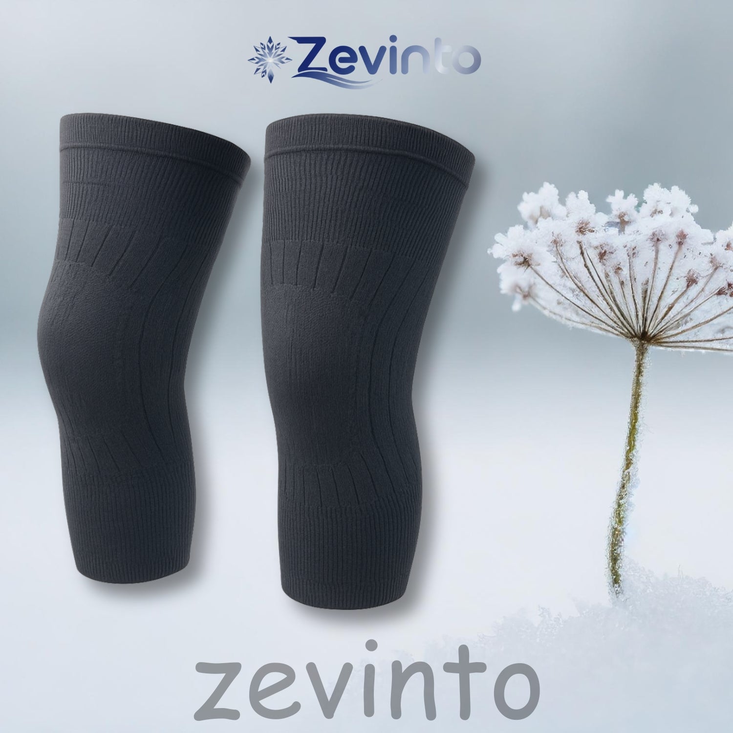 Zevinto Cozy Knee Warmers with Padding (Fur On Knee)