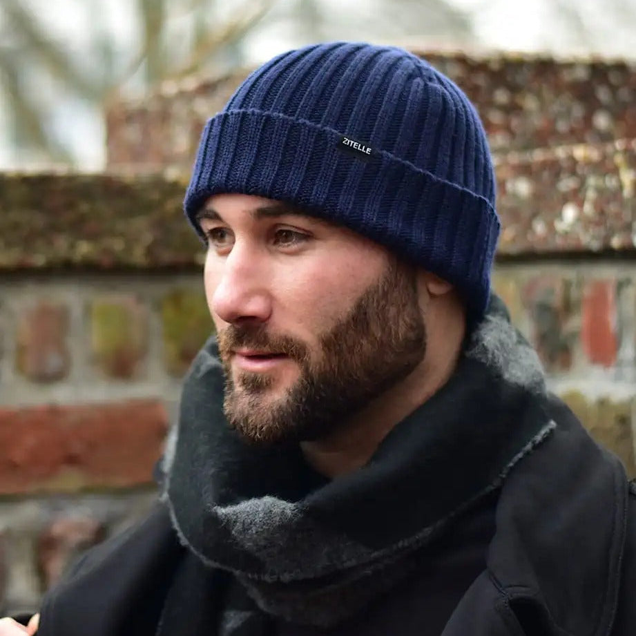 Men’s Classic Rib-Knit Winter Beanie