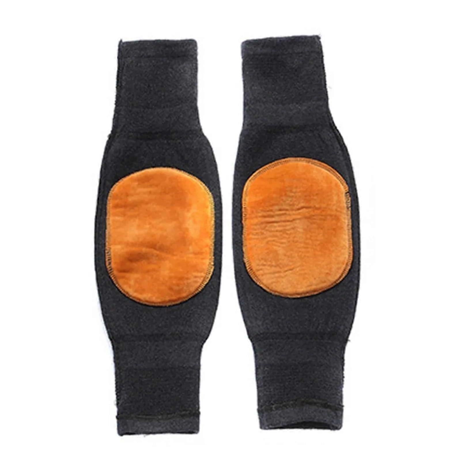 Cozy Woolen Knee Warmers with Padding